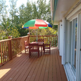 4 bed apartment Deck