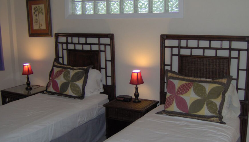 King room made up as a twin