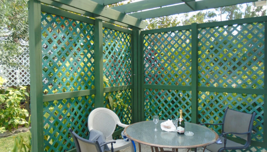 the Patio in the King Studio